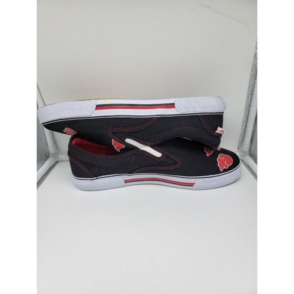 Naruto Shippuden Akatsuki Slip On Canvas Sneaker Shoes 2002 Shonen Jump Size 13 - Picture 5 of 12